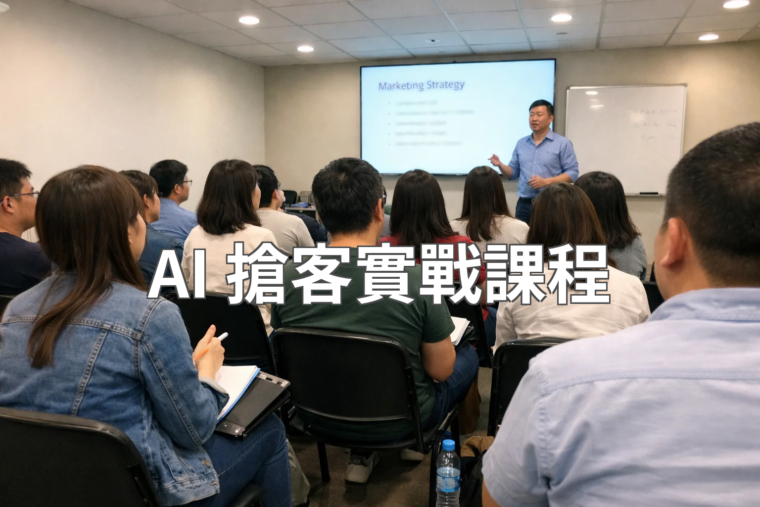 以實戰為主的 AI 行銷課程，教你用聊天機器人、廣告與自動化工具，低成本放大曝光與客源。