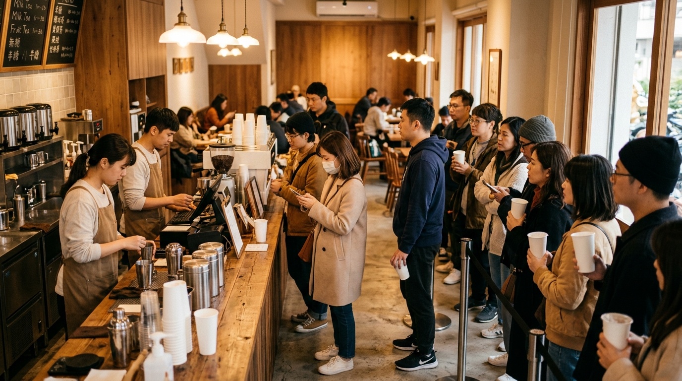 頂手茶飲店：繼承現成熟客群，第一天開門就有生意做